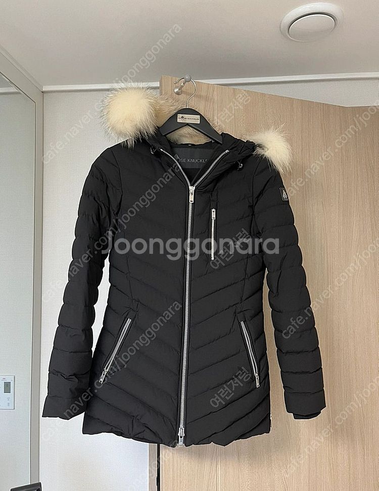 무스너클 로즈론 여자패딩 블랙 S--0