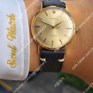 [정품] 롤렉스 클래식 프리시전 수동 18K 옐로우골드 금통 수동 빈티지(Rolex Classic Precision 18K Solid YG Hand-Winding Vintage)