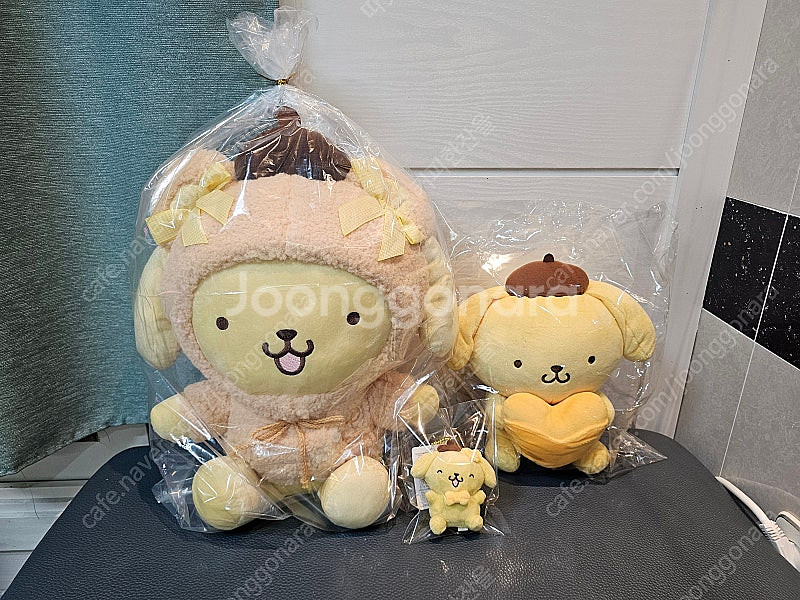 산리오 폼폼푸린 대형 중형 키링 인형 새거 팔아요--1