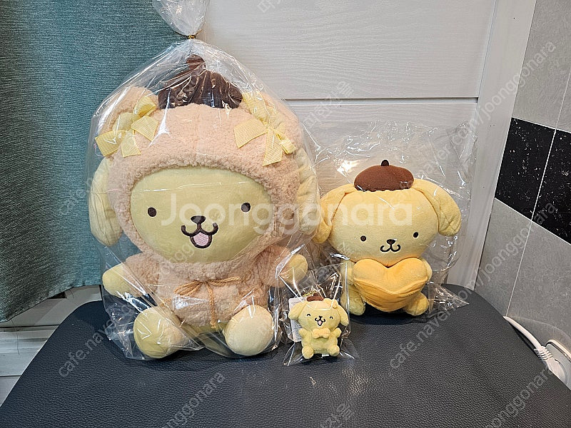 산리오 폼폼푸린 대형 중형 키링 인형 새거 팔아요--3