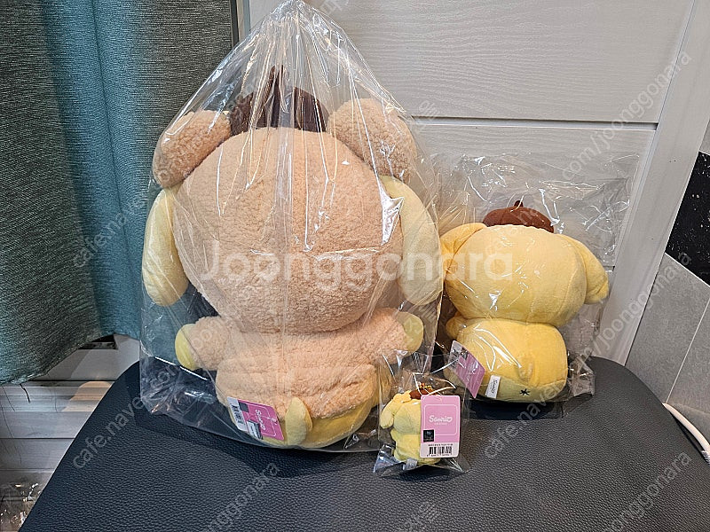 산리오 폼폼푸린 대형 중형 키링 인형 새거 팔아요--6