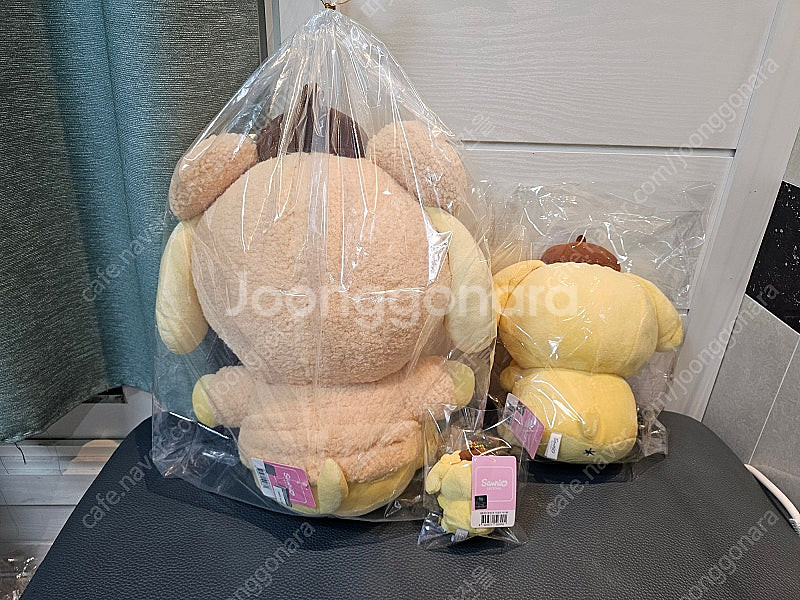 산리오 폼폼푸린 대형 중형 키링 인형 새거 팔아요--7