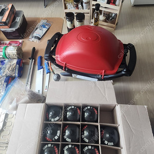 베이비큐 베이비q 캠핑 바베큐 훈연구이셋트 판매합니다.