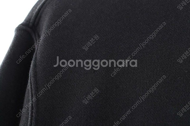(L) 나이키 맨투맨 티셔츠 작은데미지 블랙 올드스쿨--4