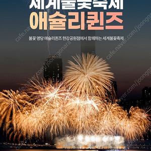 불꽃축제 명당 여의도 애슐리 4인