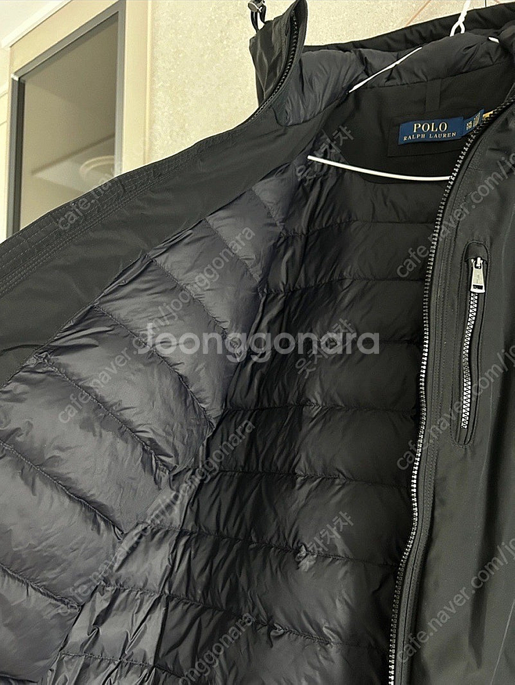 폴로 덕다운아노락패딩바람막이--1