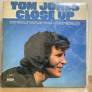 TOM JONES / CLOSE UP 1972년 LP (개인 보유앨범)