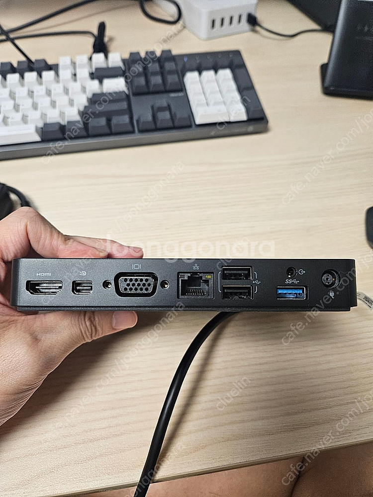 델 WD15 도킹스테이션 + 130w 어댑터--2