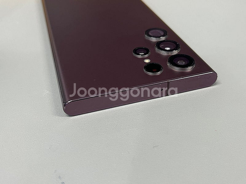 갤럭시S22울트라 버건디 256G 미파손단말기 상태좋은...--7