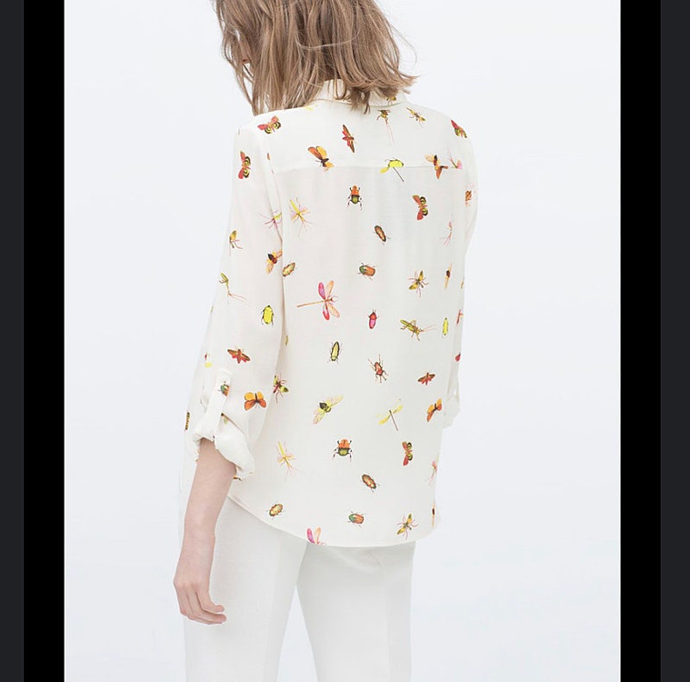 S) ZARA 자라 블라우스 남방 셔츠 시사템 cos 아르켓 이미지