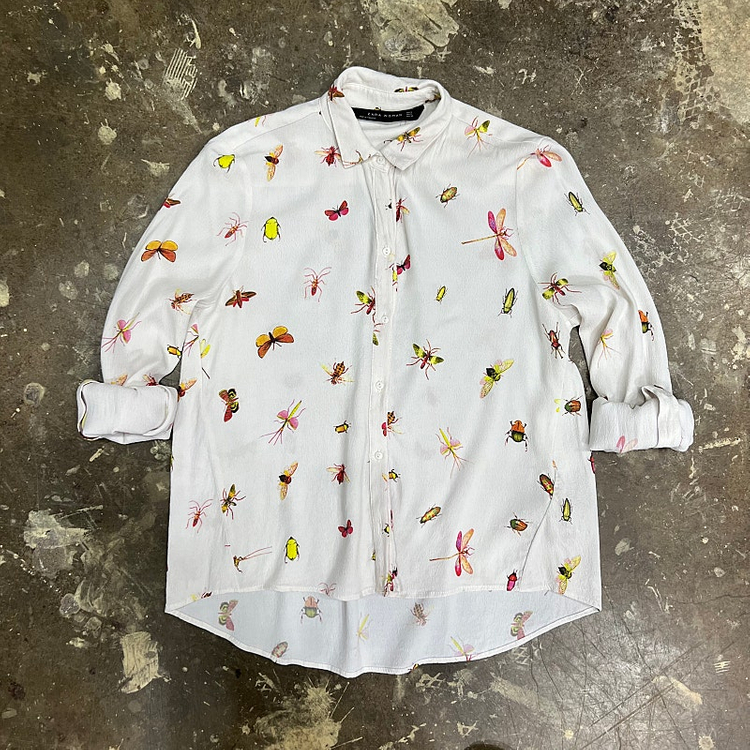 S) ZARA 자라 블라우스 남방 셔츠 시사템 cos 아르켓 이미지