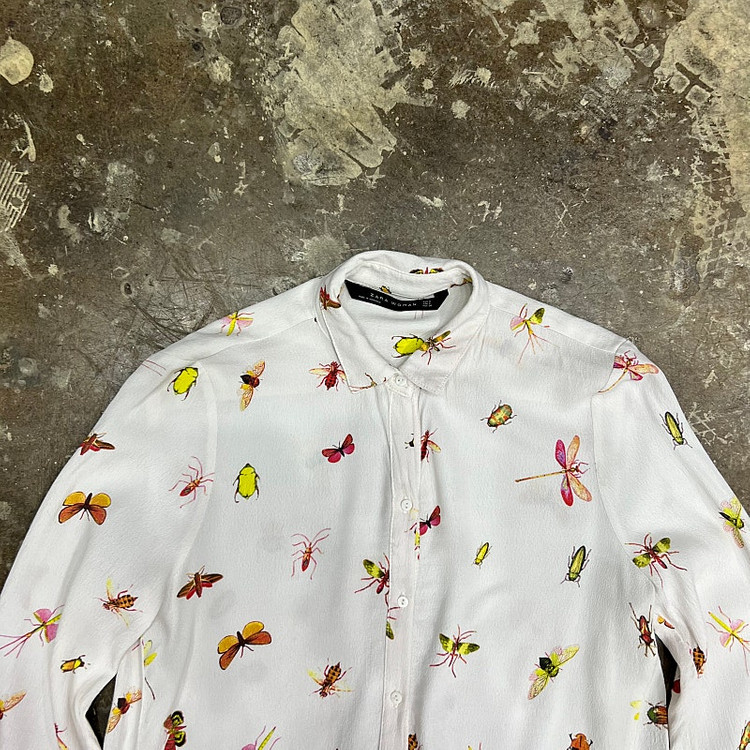 S) ZARA 자라 블라우스 남방 셔츠 시사템 cos 아르켓 이미지