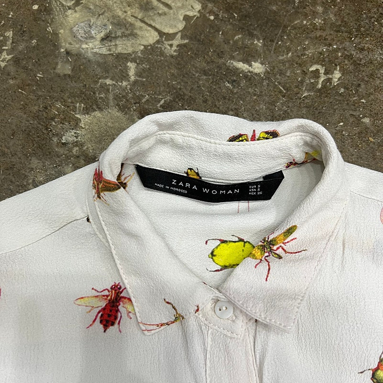 S) ZARA 자라 블라우스 남방 셔츠 시사템 cos 아르켓 이미지