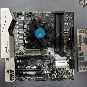 i7-7700 + asrock B250M PRO4 cpu 보드 세트