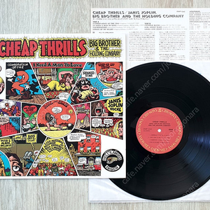 (LP 판매) 제니스 조플린 (Janis Joplin) Cheap Thrills 1978년 일본반