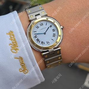 [정품] 까르띠에 산토스 롱드 18k 콤비 LM 라지 남성 (Cartier Santos Galbee 18K Gold Two-Tone Men's LM)