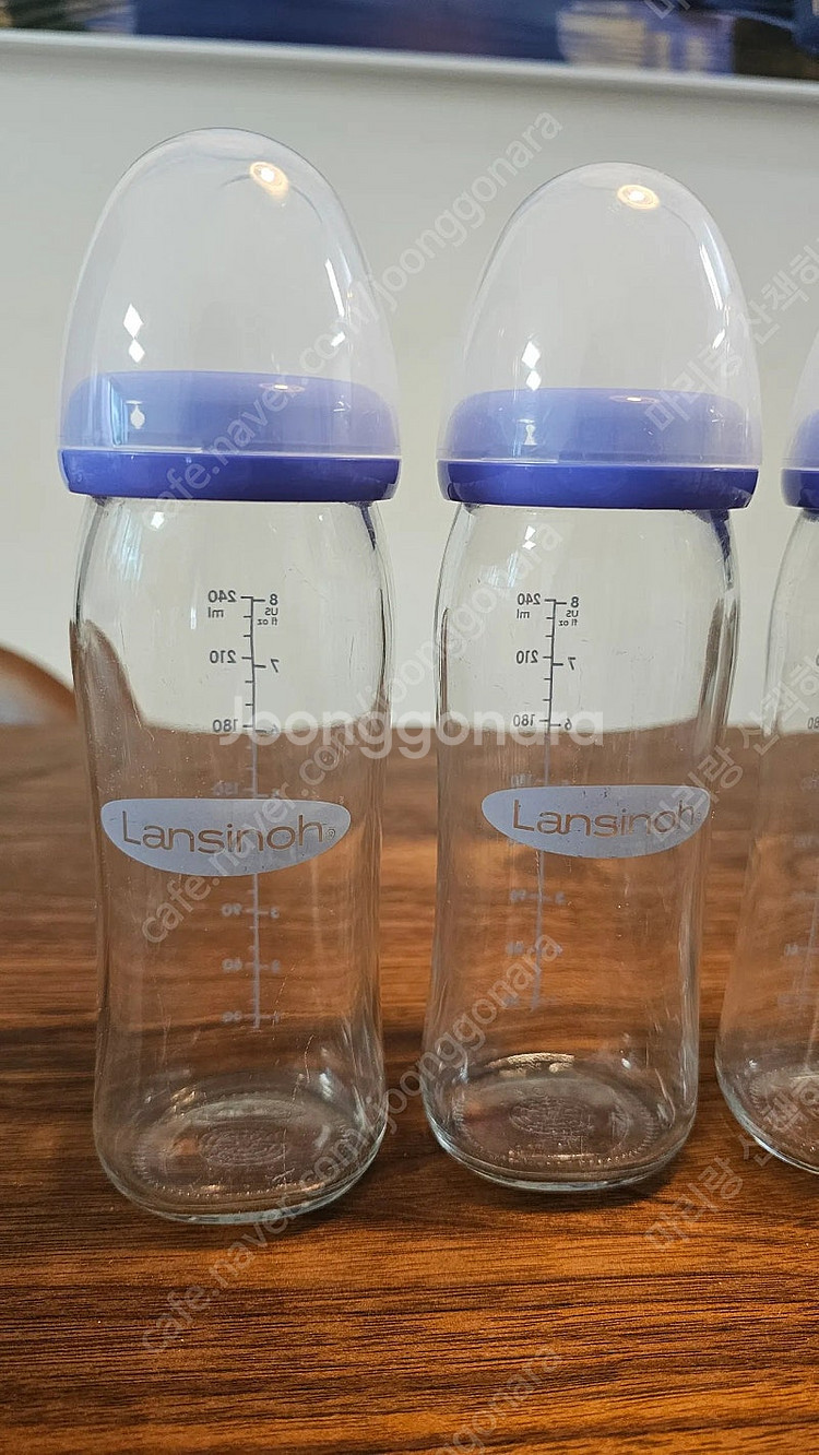 란시노, 더블하트, 스와비넥스 유리젖병 240 ml 7...--1