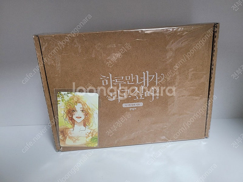 새상품)하루만 네가 되고싶어 웹툰 3,4권 합본세트 특...--0