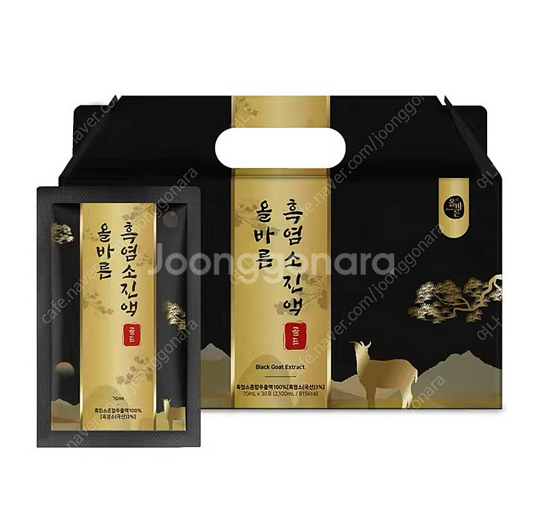 무료배송)올바른 흑염소진액 70ml X 30포 1박스--0