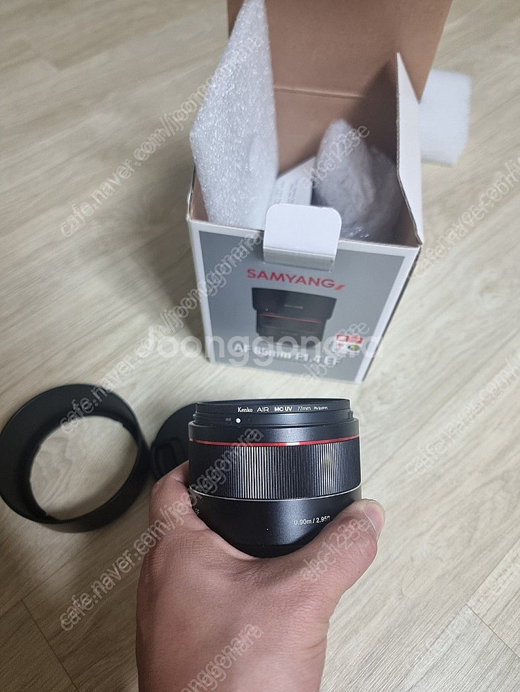 삼양 85.4 캐논마운트 팝니다.--0