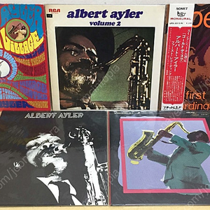 LP : albert ayler 재즈 엘피 음반 5장 판매 프리 재즈, jazz, free jazz