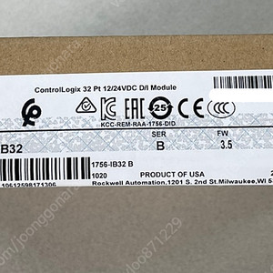 AB PLC 1756-IB32 ControlLogix 32 Pt 12/24V Module