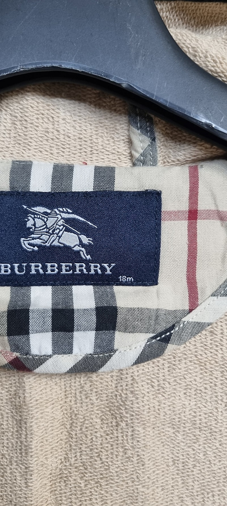 버버리키즈 후드점퍼18m--3