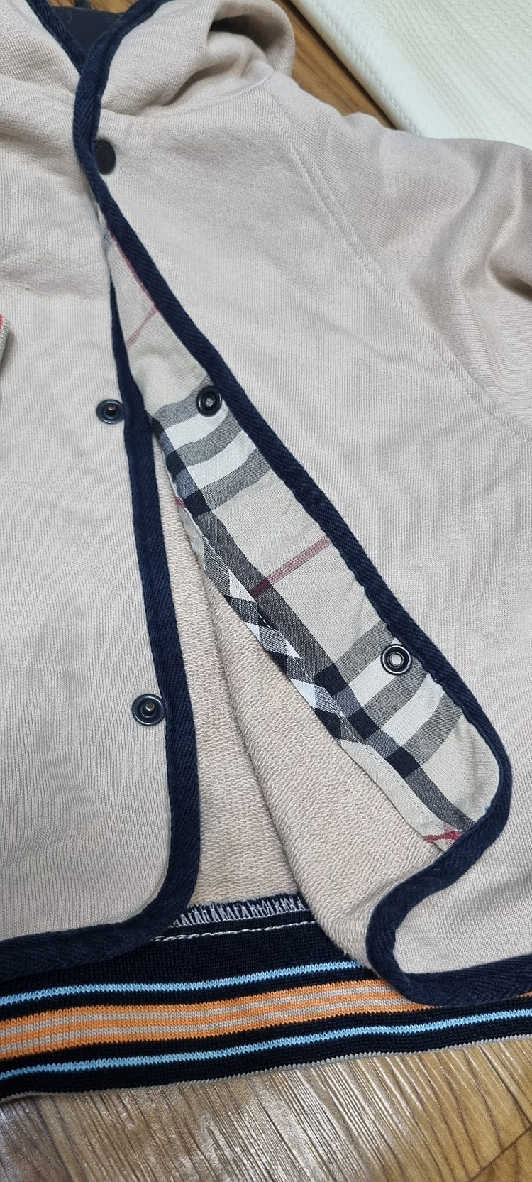 버버리키즈 후드점퍼18m--5