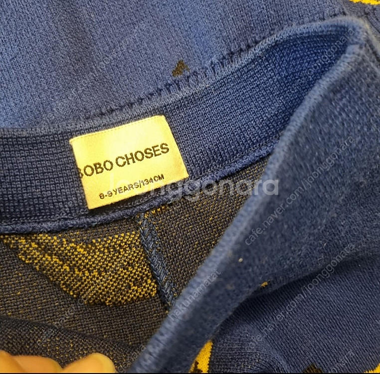 보보쇼즈 바나나 니트 상하셋트 중고--3