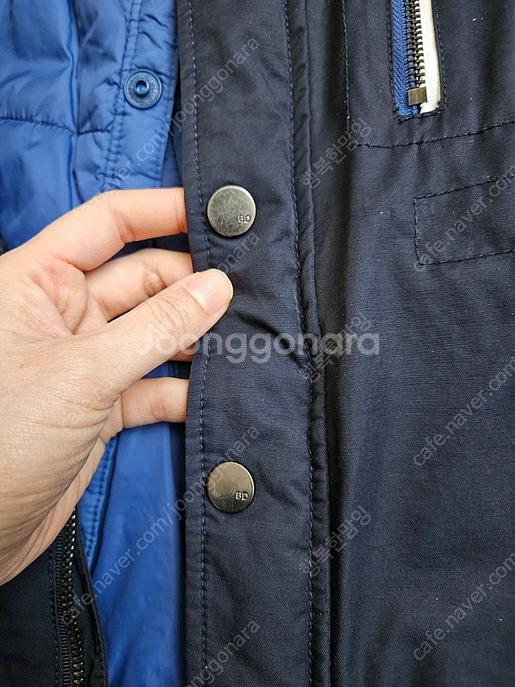 블루독 화섬점퍼 패딩조끼세트 110--7