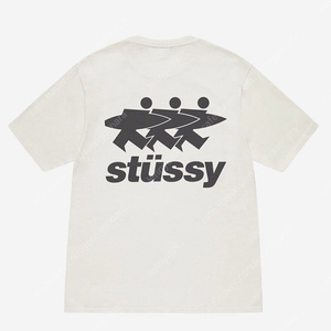 스투시 티셔츠 L Stussy Surfwalk Pigment Dyed T-Shirt Natural