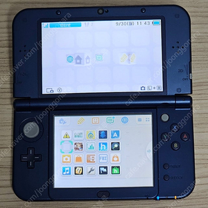 뉴 닌텐도 3DS XL (뉴큰다수) 메탈릭 블루 128G 판매합니다.