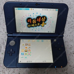 new 3ds xl 뉴큰다수 + 리듬세상,포켓뱅크 팝니다