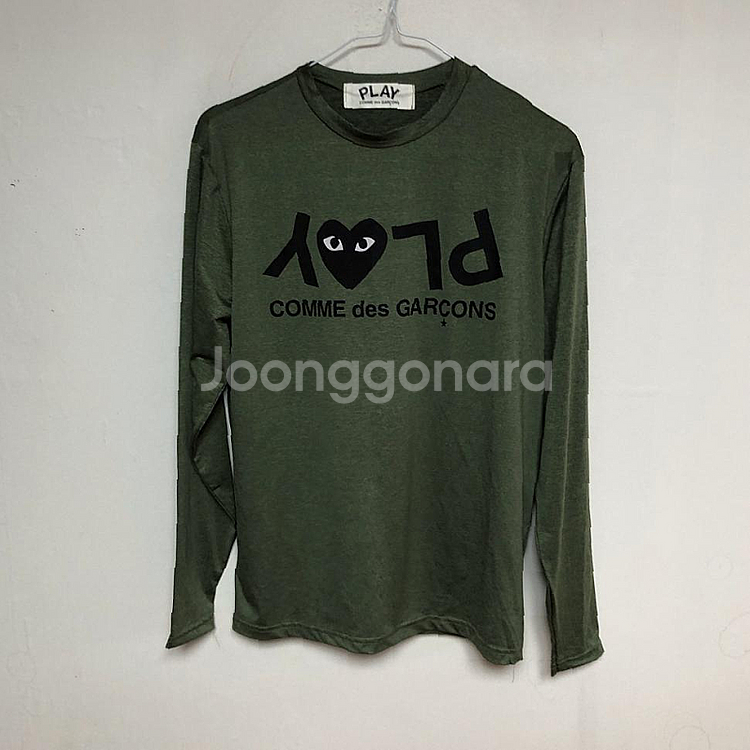 판매 꼼데가르송 남성 봄가을 긴팔티 90S--1