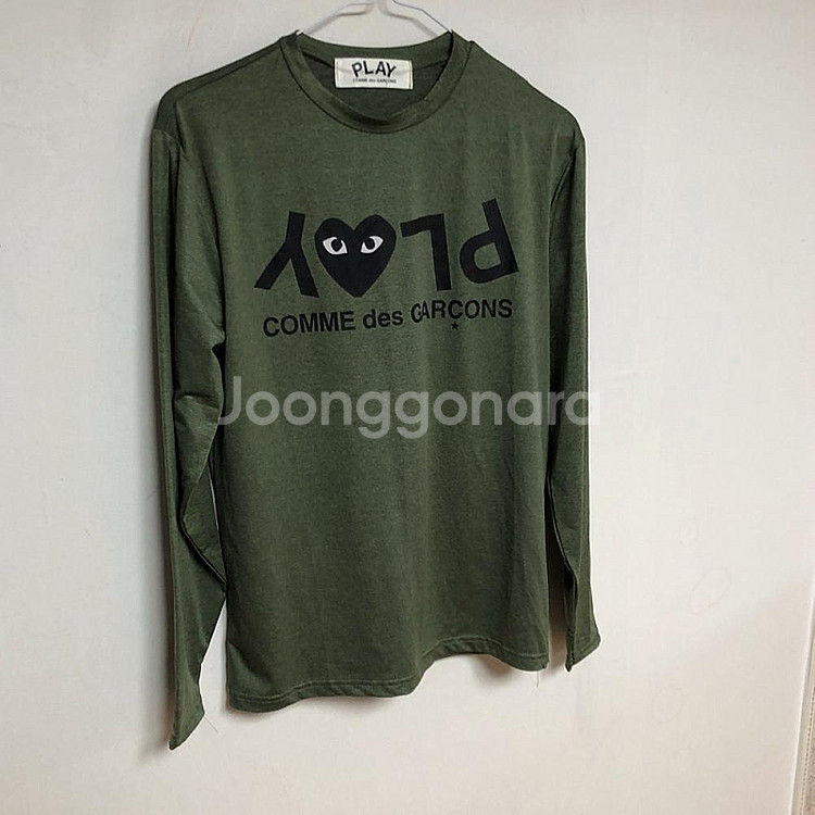 판매 꼼데가르송 남성 봄가을 긴팔티 90S--2