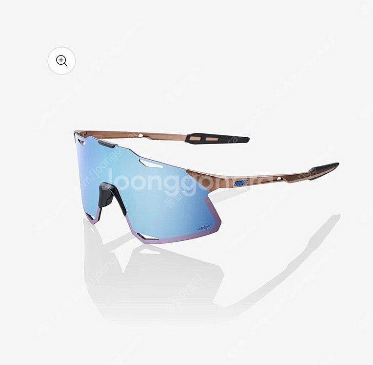 100% 하이퍼크래프트 매트 코퍼 크로뮴 하이퍼 블루 멀티레이어 미러 렌즈--6