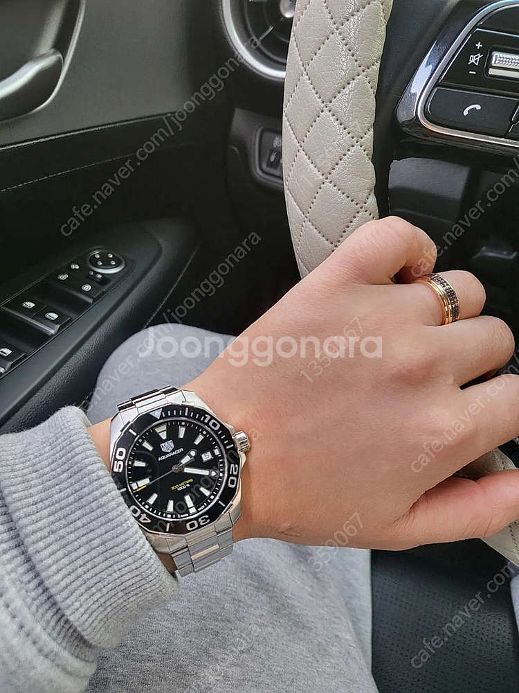 태그호이어 아쿠아레이서 쿼츠 검판 41mm (21년형)--1