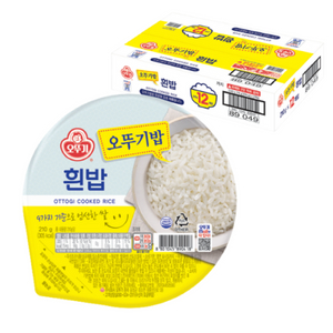 오뚜기 흰밥 210g 12개 박스 13,000원 무배