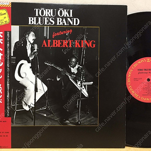 LP ; toru oki blues band - featuring albert king 토루 오키, 알버트 킹 블루스 엘피 음반 blues