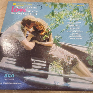 The Greatest Love Songs Of The Century 레코드판 LP 러브송