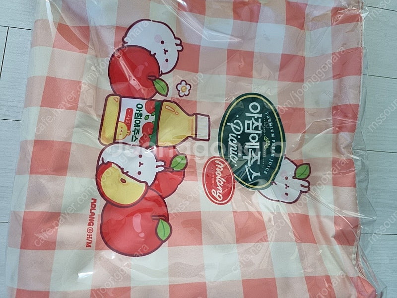 아침에주스 몰랑 피크닉도시락가방(돗자리매트,1회용카메라...--7