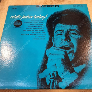 Eddie Fisher Today! 에디 피셔 레코드판 LP