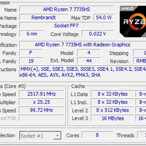 고성능 미니PC AMD 7735HS