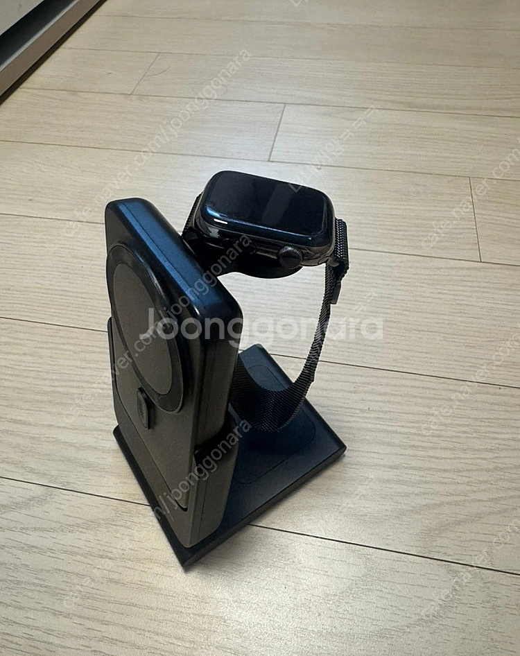 애플워치9 45 스테인리스 그래파이트 셀룰러(구성품, ...--1