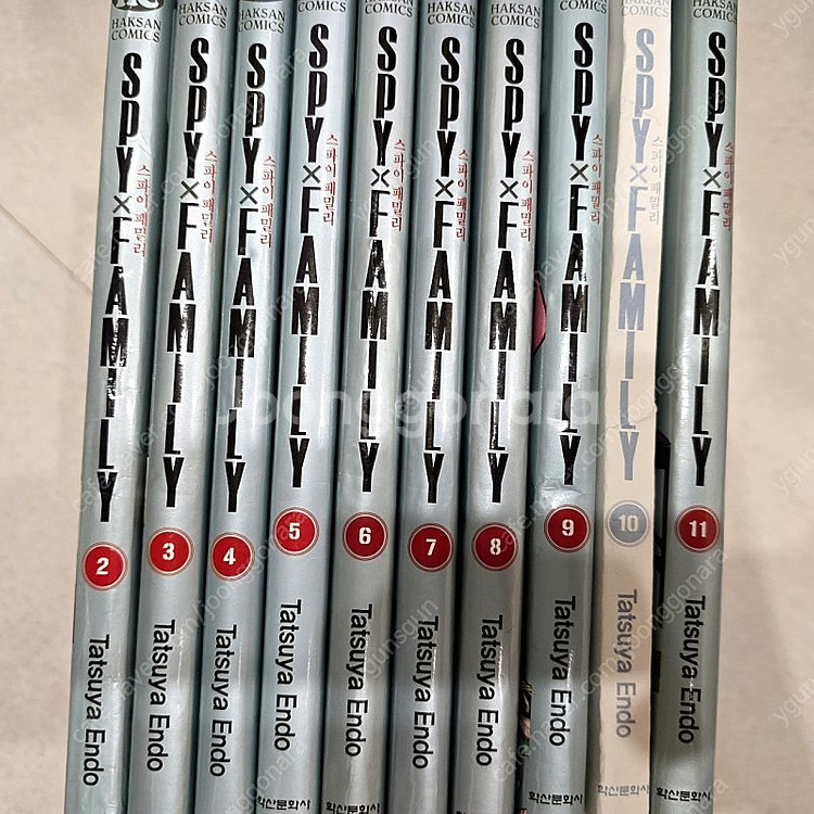 (가격 내림) 스파이 패밀리 만화책(2~11권) + 귀...--0