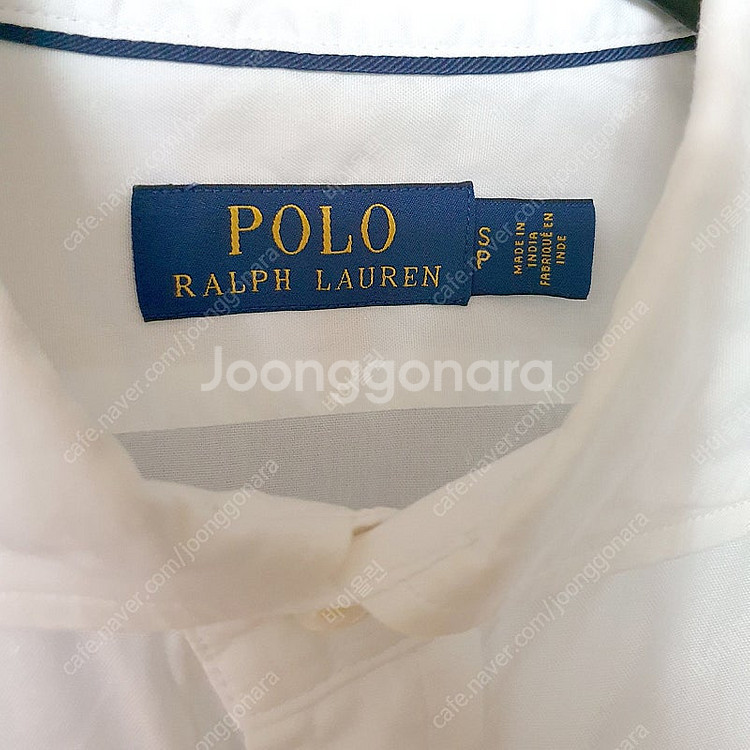 저먼 폴로 랄프로렌 POLO Ralph Lauren 남자 화이트 정장 캐쥬얼 면 셔츠 RL35--3