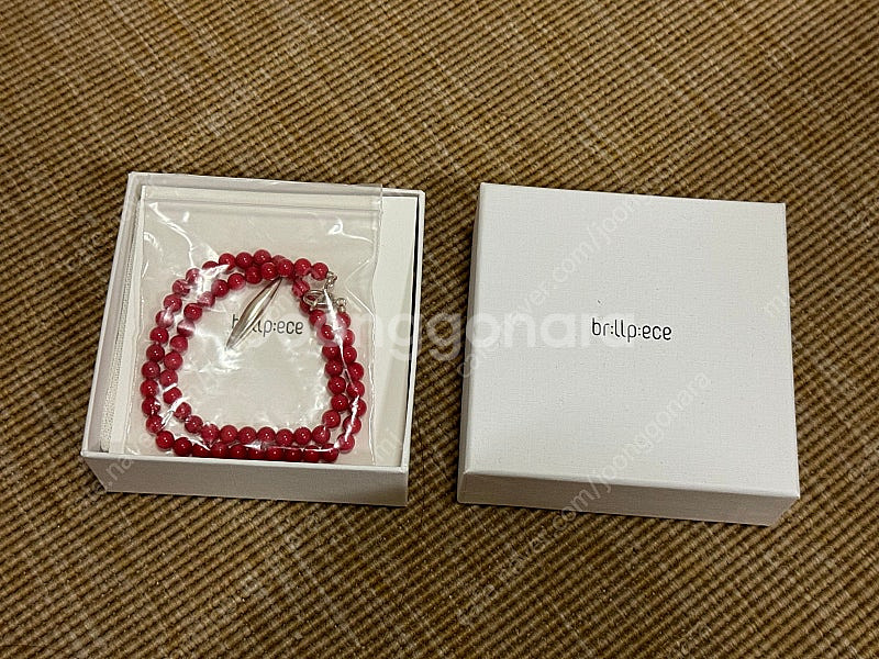 브릴피스 Brillpiece Red seed neckl...--4