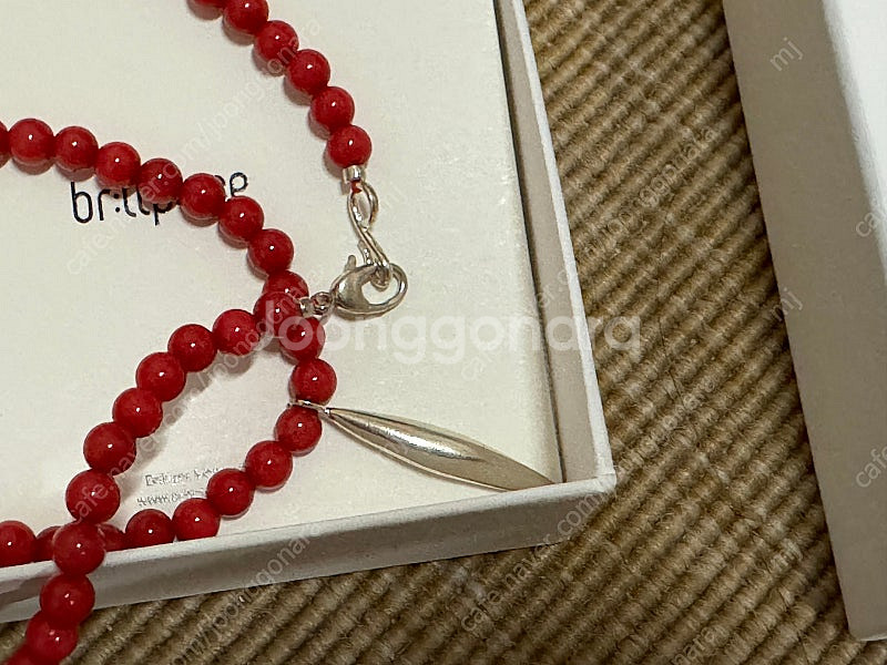 브릴피스 Brillpiece Red seed neckl...--6
