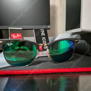 레이밴 클럽마스터 그린 미러 rb3016 1145/19 rayban clubmaster