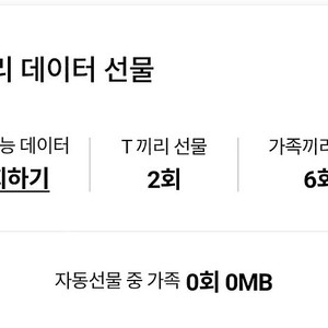 sk데이터 2기가(2g) 3천원판매